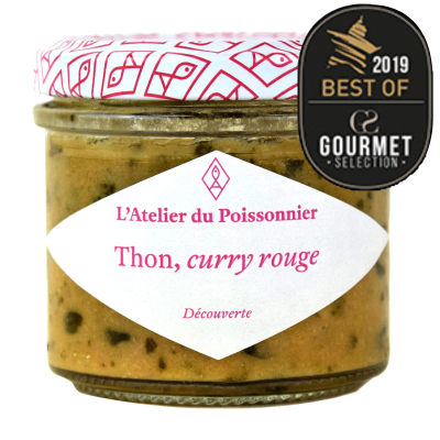 Rillettes de Thon Curry rouge - 90g - Atelier du Poissonnier Rillettes de Thon Curry rouge - 90g - Atelier du Poissonnier