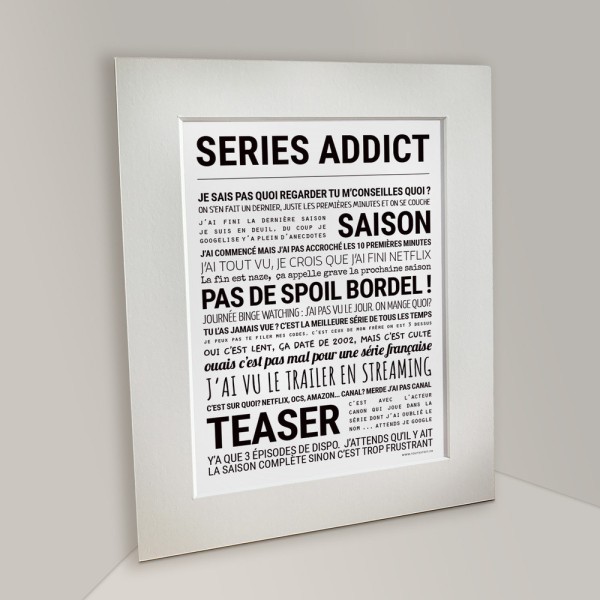 TOUT EST DIT Affiche Séries Addict.
