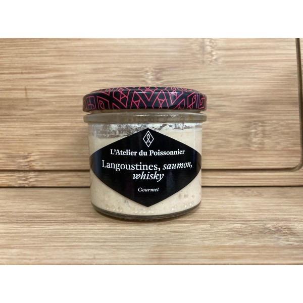 Rillettes de St Jacques Cèpes au Poivre de Penja - 90g - Atelier du Poissonnier