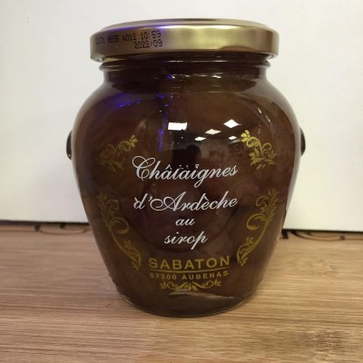 Marron d'Ardèche au Sirop - 360g - Sabaton Marron d'Ardèche au Sirop - 360g - Sabaton