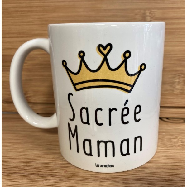 Mug Sacrée Maman - Fabrication Française