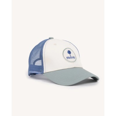 FAGUO - Casquette Trucker - Vert & bleu
