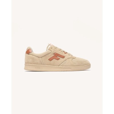 FAGUO - Baskets Palmer - Beige & brique