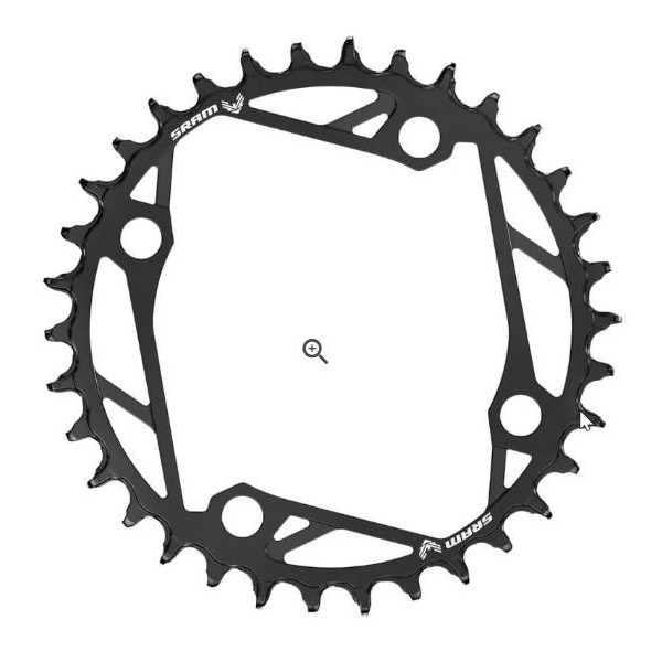 PLATEAU SRAM T-TYPE EAGLE E-VTT 104 BCD 4 BRAS 34 DENTS 1x12V ACIER NOIR