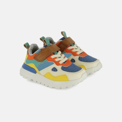 SHOOPOM - Baskets Joggy Scratch - Multi Denim