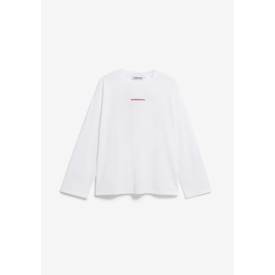 ARMEDANGELS - T shirt manches longues Fietaa - White Pink