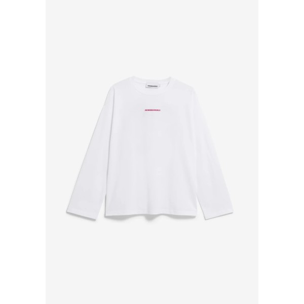 ARMEDANGELS - T shirt manches longues Fietaa - White Pink