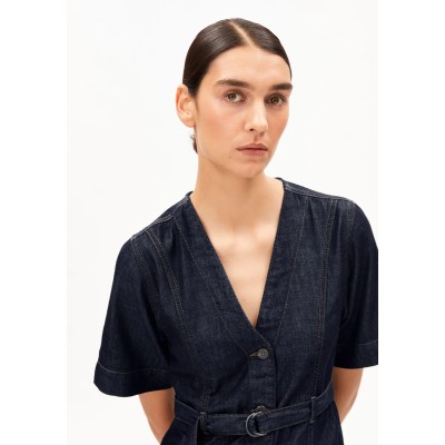 ARMEDANGELS - Robe en jean longue avec ceinture