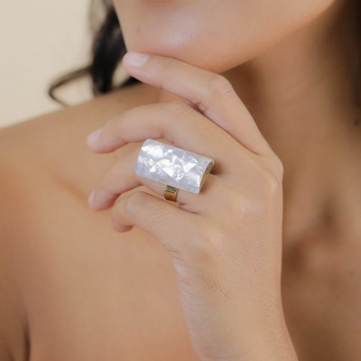 NATURE bijoux Bague Ajustable Okawa.