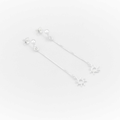 CANYON France Boucles d'oreilles Pendantes Argent.