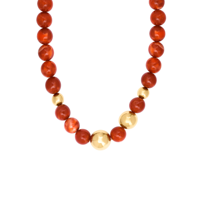 N°3 Collier Acier & Acrylique.