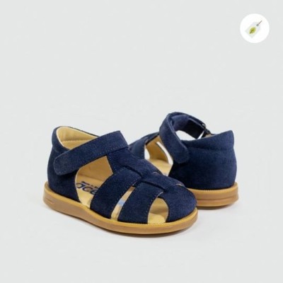 ACEBOS - Sandales Enfants Barney Marine