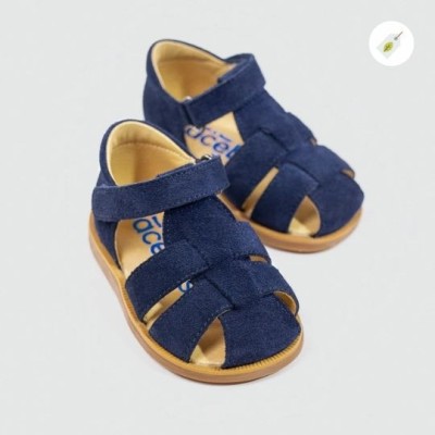 ACEBOS - Sandales Enfants Barney Marine