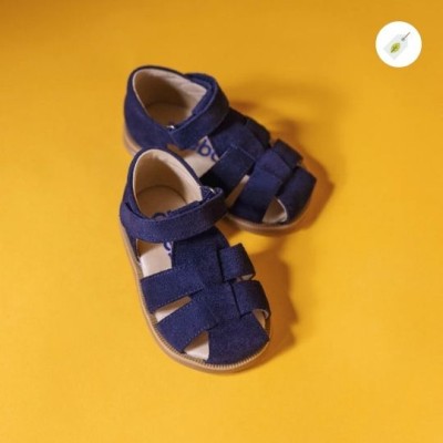 ACEBOS - Sandales Enfants Barney Marine