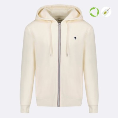 Faguo - Sweat à capuche zippé Mesnil écru Faguo - Sweat à capuche zippé Mesnil écru