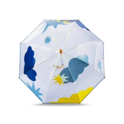 Anatole - Parapluie Enfant Nuages et Étoiles Bleus/Jaunes Anatole - Parapluie Enfant Nuages et Étoiles Bleus/Jaunes