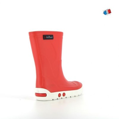 Méduse - Bottes Enfant Airport Carmin/Blanc Méduse - Bottes Enfant Airport Carmin/Blanc