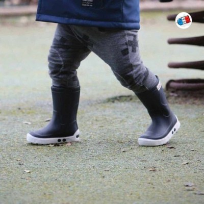 Méduse - Bottes Enfant Airport Marine/Blanc Méduse - Bottes Enfant Airport Marine/Blanc