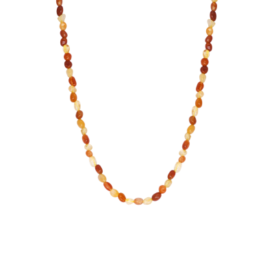 N°3 Collier Acier & Pierres semi précieuses.