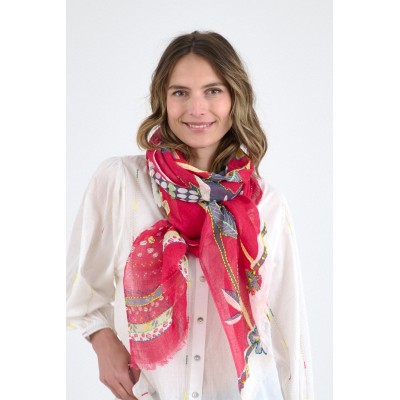 STORIATIPIC Echarpe Alison Fuchsia.