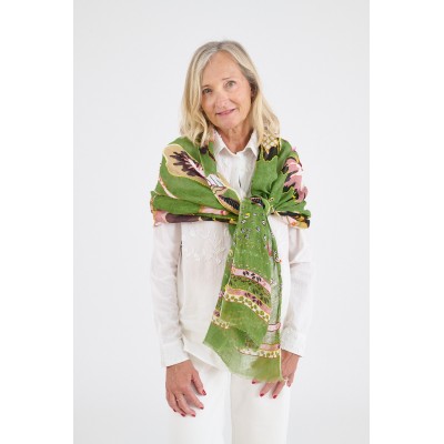 STORIATIPIC Echarpe Alison Vert.