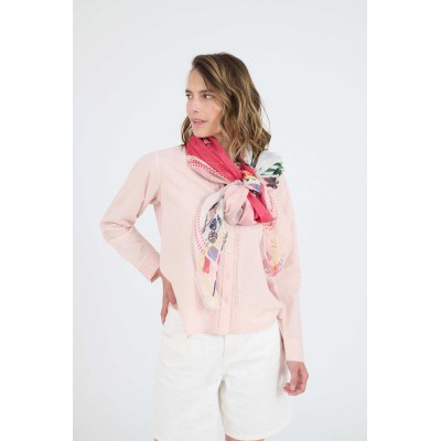 STORIATIPIC Echarpe Baia Rose.