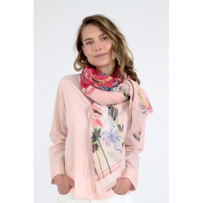 STORIATIPIC Echarpe Baia Rose.