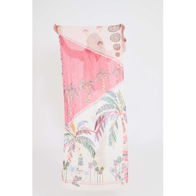 STORIATIPIC Echarpe Baia Corail.