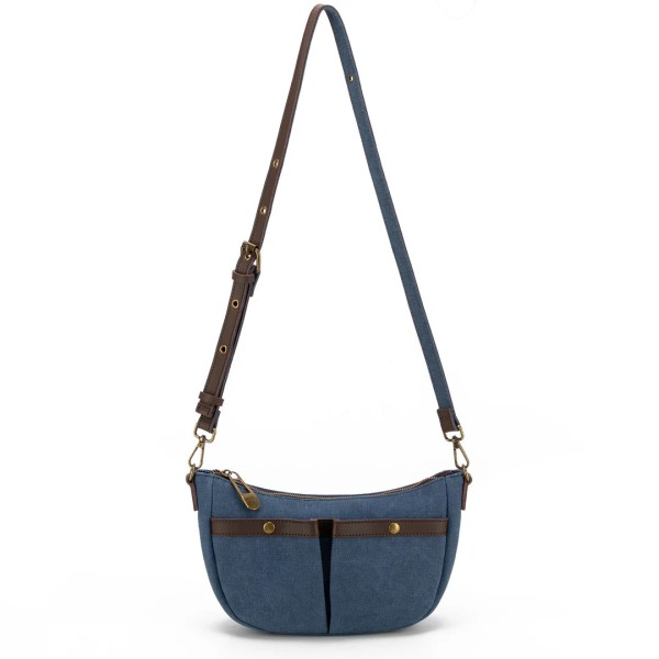 ZEDE Paris Sac Besace Temple Bleu.