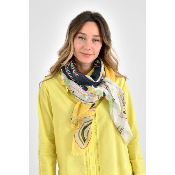 STORIATIPIC Echarpe Baia Jaune.