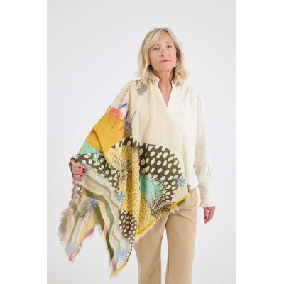 STORIATIPIC Echarpe Cali Max Beige.