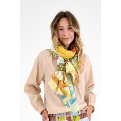 STORIATIPIC Echarpe Chapo Anis.