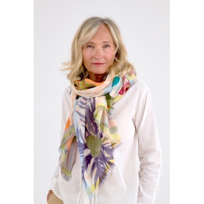 STORIATIPIC Echarpe Chapo Corail.