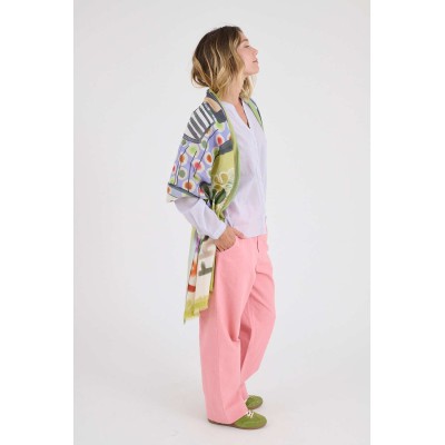 STORIATIPIC Echarpe Diabolo Vert.