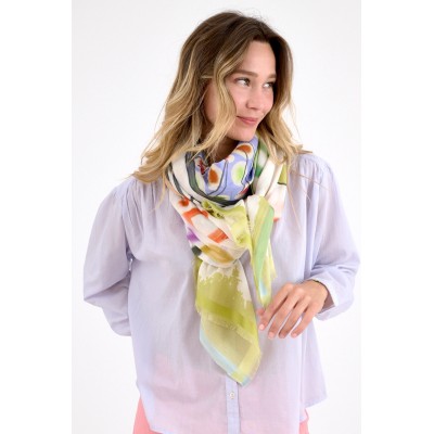 STORIATIPIC Echarpe Diabolo Vert.