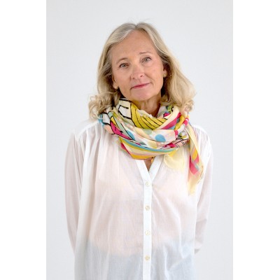 STORIATIPIC Echarpe Heidi Fuchsia.