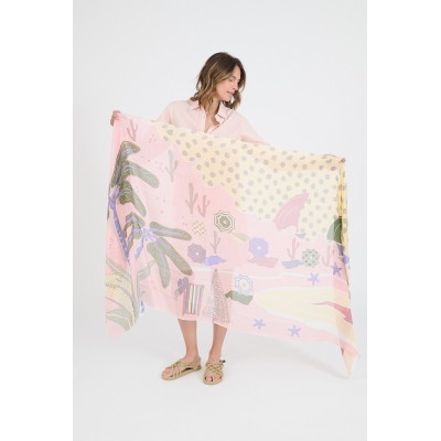 STORIATIPIC Echarpe Inès Rose.