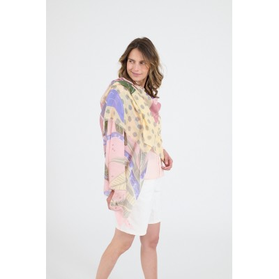 STORIATIPIC Echarpe Inès Rose.