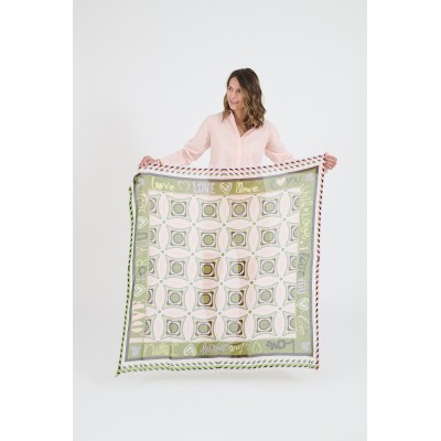 STORIATIPIC Echarpe Karyn Vert.