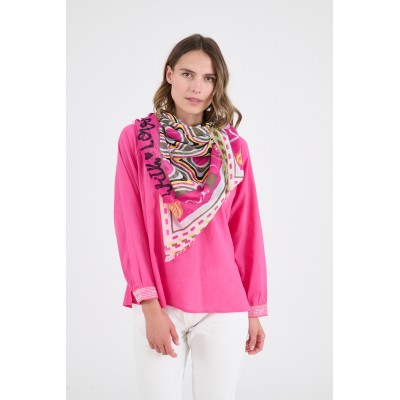STORIATIPIC Echarpe Karyn Fuchsia.