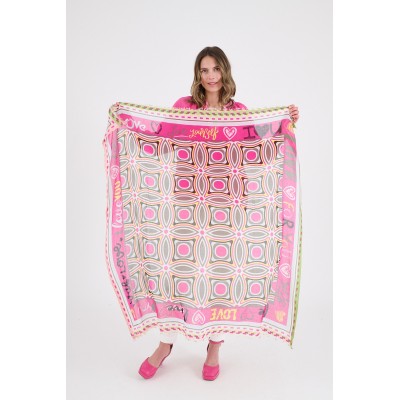 STORIATIPIC Echarpe Karyn Fuchsia.