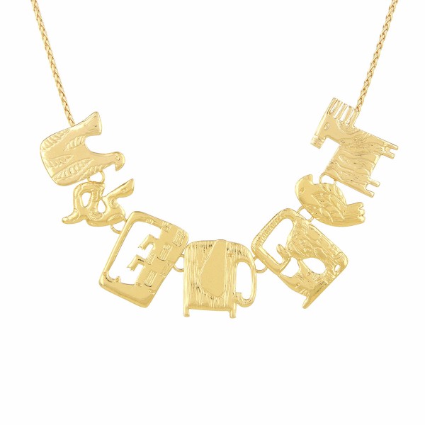 TARATATA bijoux Collier Plastron Swahili.