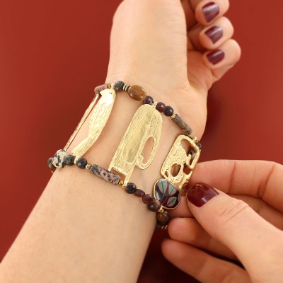 TARATATA bijoux Bracelet Extensible Swahili.