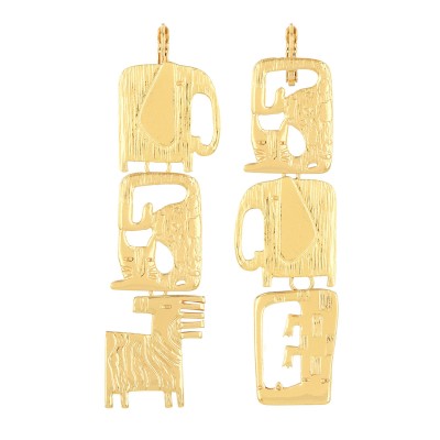 TARATATA bijoux Boucles d’oreilles Dormeuses Swahili.