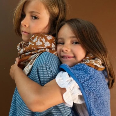 SO FAMILY Foulard Calcutta Caramel Small.