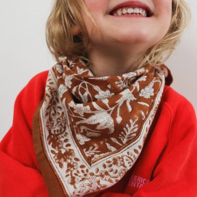 SO FAMILY Foulard Calcutta Caramel Small.