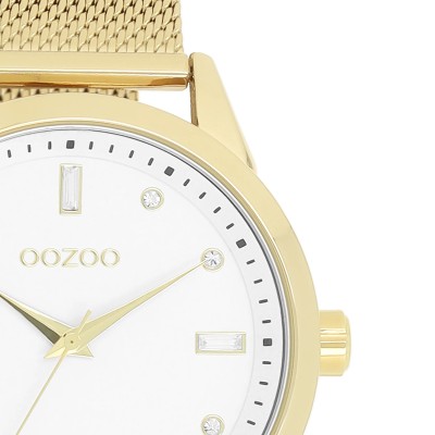 OOZOO Montre Femme dorée.