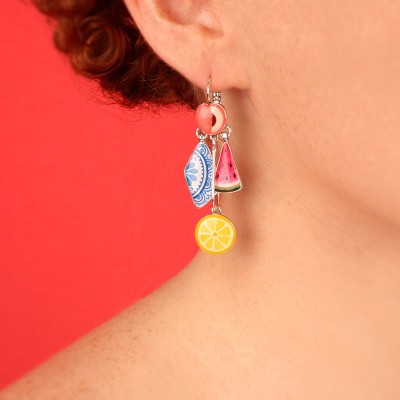 TARATATA bijoux Boucles d’oreilles Dormeuses Longues Jolie Jolie.