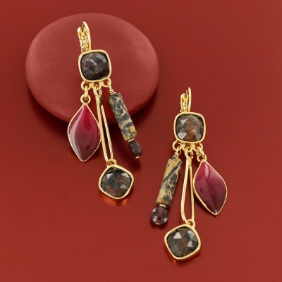 TARATATA bijoux Boucles d’oreilles Dormeuses Hibiscus.