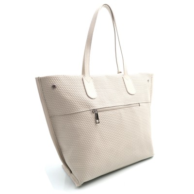 CARAMELO Sac Cabas Ecru.